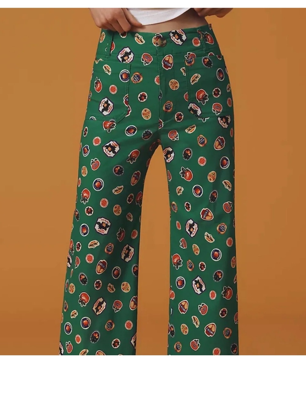 Maeve The Colette Cropped Wide-Leg Pants - Picture 2 of 6